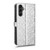 Samsung Galaxy A14 5G Honeycomb Dot Texture Leather Phone Case - Silver