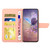 Samsung Galaxy A14 5G HT03 Skin Feel Butterfly Embossed Flip Leather Phone Case - Pink