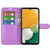 Samsung Galaxy A14 5G Litchi Texture Horizontal Flip Phone Case with Holder - Purple