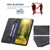 Samsung Galaxy A14 5G Magnetic RFID Blocking Anti-Theft Leather Phone Case - Black