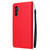 Samsung Galaxy A14 5G Multifunctional 3 Card Slots Leather Phone Case - Red