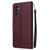 Samsung Galaxy A14 5G Multifunctional 3 Card Slots Leather Phone Case - Wine Red