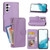 Samsung Galaxy A14 5G Oil Skin Zipper Wallet Leather Phone Case - Purple