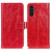 Samsung Galaxy A14 5G Retro Crazy Horse Texture Horizontal Flip Leather Phone Case - Red