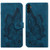 Samsung Galaxy A14 5G Retro Skin Feel Butterflies Embossing Horizontal Flip Leather Phone Case - Blue