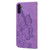 Samsung Galaxy A14 5G Retro Skin Feel Butterflies Embossing Horizontal Flip Leather Phone Case - Purple