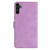 Samsung Galaxy A14 5G Seven Butterflies Embossed Leather Phone Case - Purple