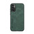 Samsung Galaxy A14 5G Skin Feel Magnetic Leather Back Phone Case - Green