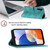 Samsung Galaxy A14 5G Skin-feel Embossed Leather Phone Case - Green
