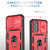 Samsung Galaxy A14 5G Sliding Camshield TPU + PC Phone Case - Red+Black