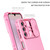 Samsung Galaxy A14 5G Stereoscopic Holder Sliding Camshield Phone Case - Pink
