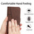 Samsung Galaxy A14 5G Stitching Calf Texture Buckle Leather Phone Case - Brown