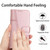 Samsung Galaxy A14 5G Stitching Calf Texture Buckle Leather Phone Case - Pink