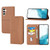 Samsung Galaxy A14 5G Woven Texture Stitching Magnetic Leather Phone Case - Brown Samsung Galaxy A14 5G Woven Texture Stitching Magnetic Leather Phone Case - Brown