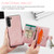 Samsung Galaxy A54 5G / A54 4G JEEHOOD Retro Magnetic Detachable Protective Phone Case with Wallet & Card Slot - Pink