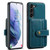 Samsung Galaxy A54 5G / A54 4G JEEHOOD RFID Blocking Anti-Theft Magnetic PU Phone Case - Blue