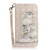Samsung Galaxy A54 5G 3D Colored Pattern Flip Leather Phone Case - Squirrels