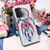 Samsung Galaxy A54 5G 3D Painting Horizontal Flip Leather Phone Case - Color Drop Wind Chimes