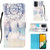 Samsung Galaxy A54 5G 3D Painting Horizontal Flip Leather Phone Case - Dream Wind Chimes