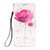 Samsung Galaxy A54 5G 3D Painting Horizontal Flip Leather Phone Case - Flower