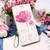 Samsung Galaxy A54 5G 3D Painting Horizontal Flip Leather Phone Case - Flower