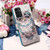 Samsung Galaxy A54 5G 3D Painting Horizontal Flip Leather Phone Case - Grey Owl