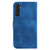 Samsung Galaxy A54 5G 7-shaped Embossed Leather Phone Case - Blue