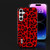 Samsung Galaxy A54 5G ABEEL Black Edge Leopard Phone Case - Red Leopard