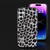 Samsung Galaxy A54 5G ABEEL Black Edge Leopard Phone Case - Silver Leopard