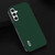 Samsung Galaxy A54 5G ABEEL Genuine Leather Silky Soft Black Edge Phone Case - Green