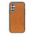 Samsung Galaxy A54 5G Accurate Hole Two-color Calf Texture PU Phone Case - Brown