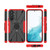 Samsung Galaxy A54 5G Armor Bear Shockproof PC + TPU Phone Case with Ring - Red