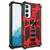 Samsung Galaxy A54 5G Armor Shockproof TPU + PC Magnetic Protective Phone Case with Holder - Red