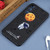 Samsung Galaxy A54 5G Astronaut Pattern Silicone Straight Edge Phone Case - Planet Landing-Black