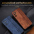 Samsung Galaxy A54 5G AZNS 3D Embossed Skin Feel Phone Case - Black