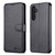 Samsung Galaxy A54 5G AZNS Calf Texture Horizontal Flip Leather Phone Case - Black