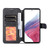 Samsung Galaxy A54 5G AZNS Calf Texture Horizontal Flip Leather Phone Case - Black