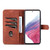 Samsung Galaxy A54 5G AZNS Skin Feel Calf Texture Flip Leather Phone Case - Brown