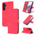 Samsung Galaxy A54 5G AZNS Skin Feel Calf Texture Flip Leather Phone Case - Red
