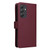 Samsung Galaxy A54 5G BETOPNICE BN-005 2 in 1 Detachable Imitate Genuine Leather Phone Case - Wine Red