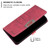 Samsung Galaxy A54 5G BF10 Color Block Magnetic Flip Leather Phone Case - Red