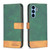 Samsung Galaxy A54 5G BF11 Color Matching Skin Feel Leather Phone Case - Green