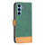Samsung Galaxy A54 5G BF11 Color Matching Skin Feel Leather Phone Case - Green