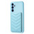 Samsung Galaxy A54 5G BF26 Wave Pattern Card Bag Holder Phone Case - Blue