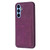 Samsung Galaxy A54 5G BF28 Frosted Card Bag Phone Case with Holder - Dark Purple