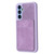 Samsung Galaxy A54 5G BF28 Frosted Card Bag Phone Case with Holder - Purple