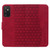 Samsung Galaxy A54 5G Business Diamond Buckle Leather Phone Case with Lanyard - Wine Red