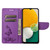 Samsung Galaxy A54 5G Butterfly Embossed Horizontal Flip Leather Phone Case - Purple Samsung Galaxy A54 5G Butterfly Embossed Horizontal Flip Leather Phone Case - Purple