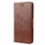 Samsung Galaxy A54 5G Butterfly Flower Pattern Leather Phone Case - Brown