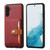 Samsung Galaxy A54 5G Calfskin Card Slot TPU + PU Phone Case - Red